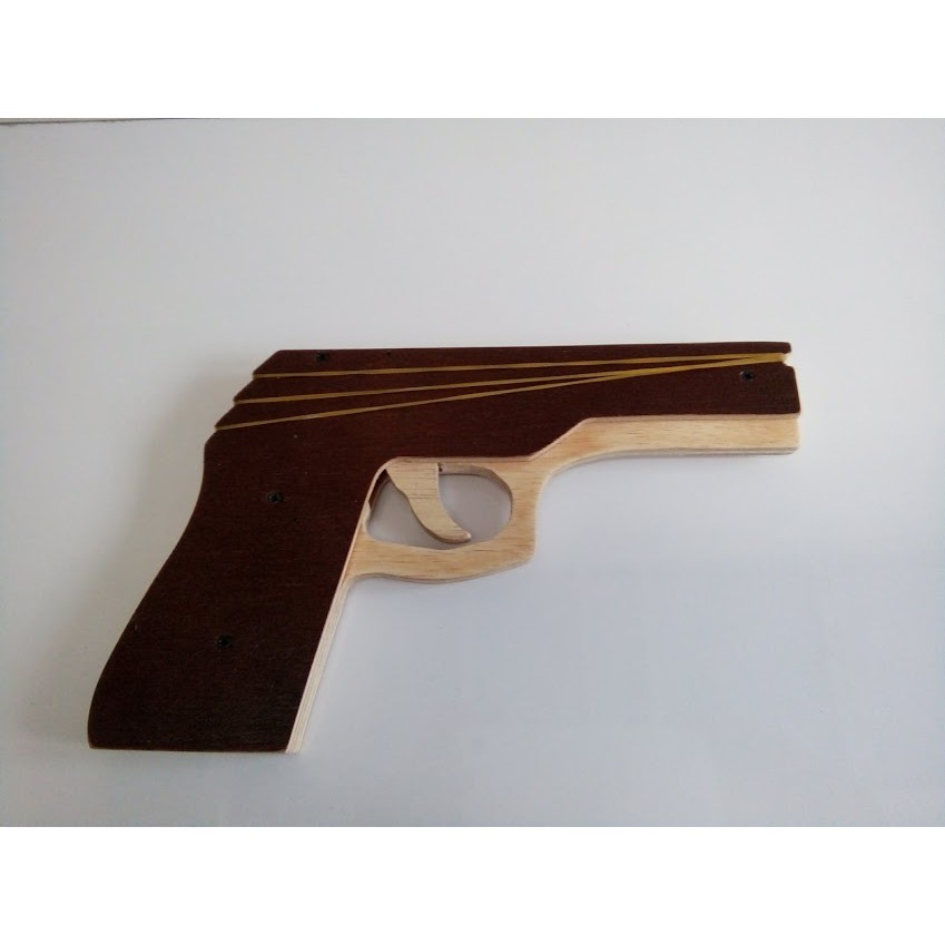 Jual Pistol Kayu Peluru Karet Gelang Sa 01 Indonesia Shopee Indonesia