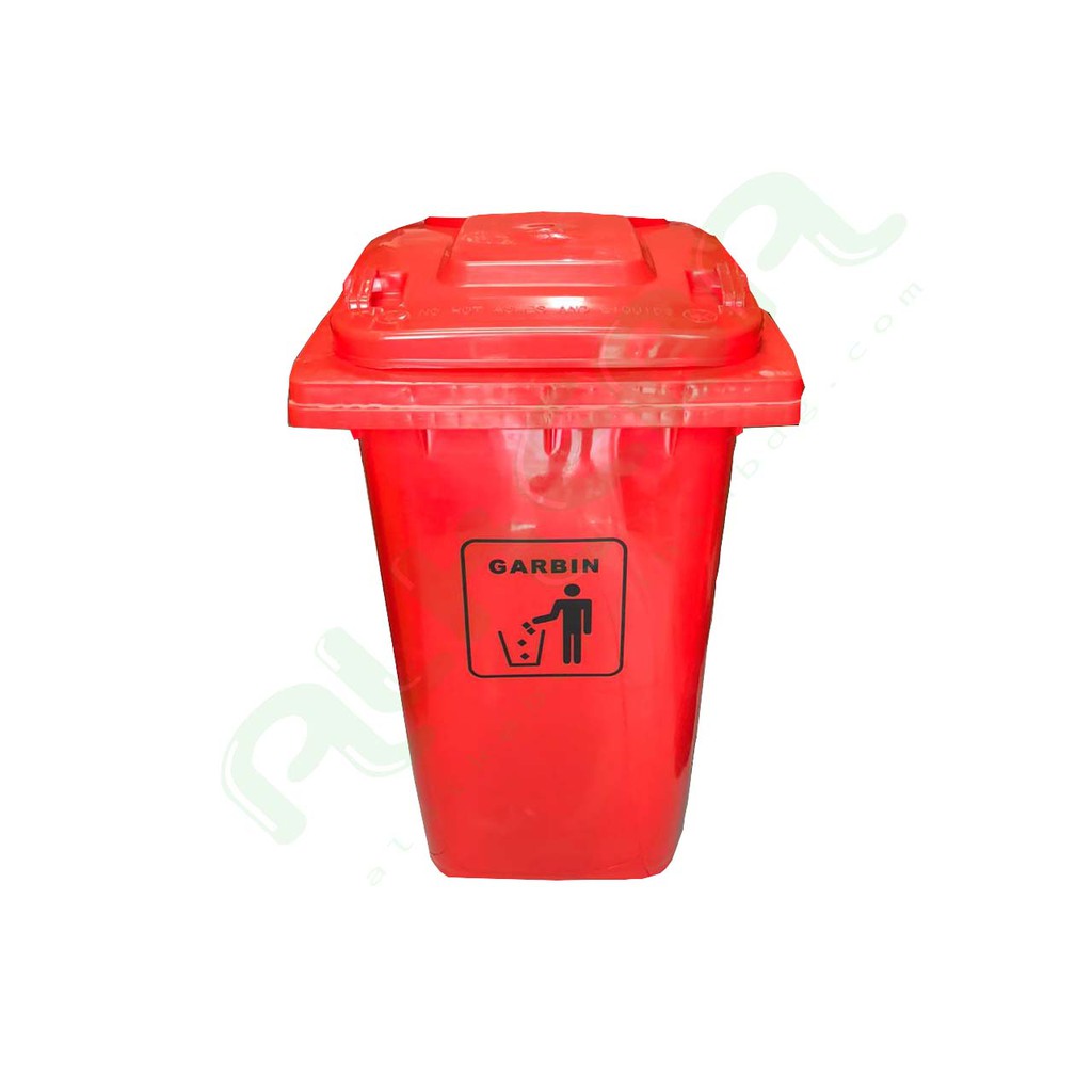 Tempat Sampah Besar Dust Bin Jumbo 240 ltr / Dust Bin 240 L Merah