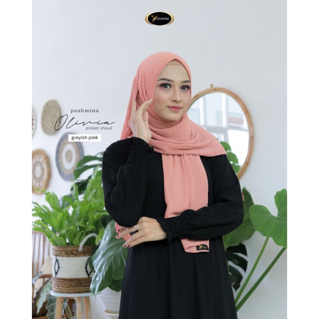 (COD) Yessana Pasmina Plisket duyung Olivia