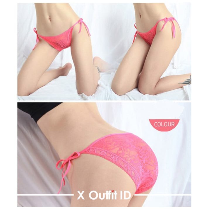 XOutfit - CD WANITA TRANSPARAN TALI SAMPING SUPER HOT