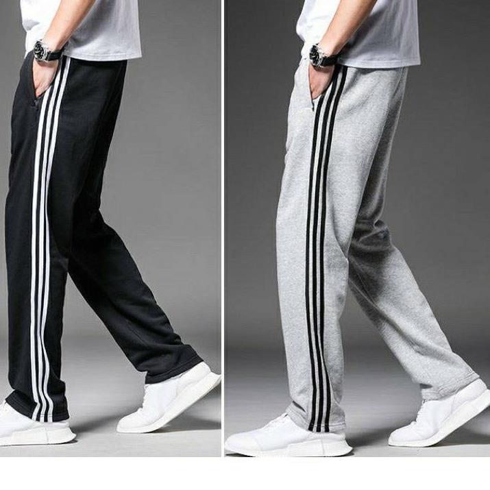 ۩ Celana Panjang Training Trening Jumbo Olahraga Bahan Kaos Pria Wanita ✷