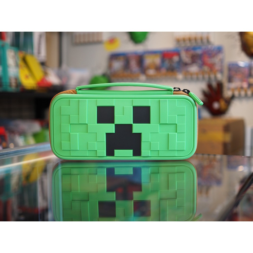 Case Tas Nintendo Switch Minecraft Creeper Green Hijau