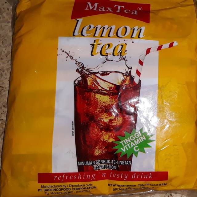 

Max Tea Lemon Tea Isi 10 Sachet