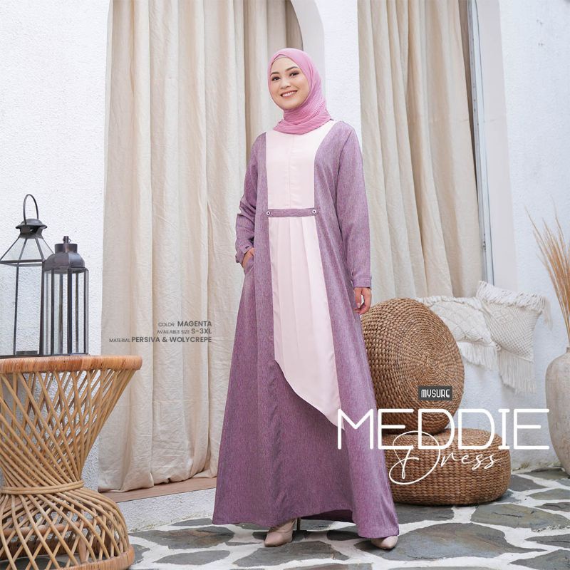 GAMIS MEDDIE DRESS BRUNETTE MAGENTA • MYSURE