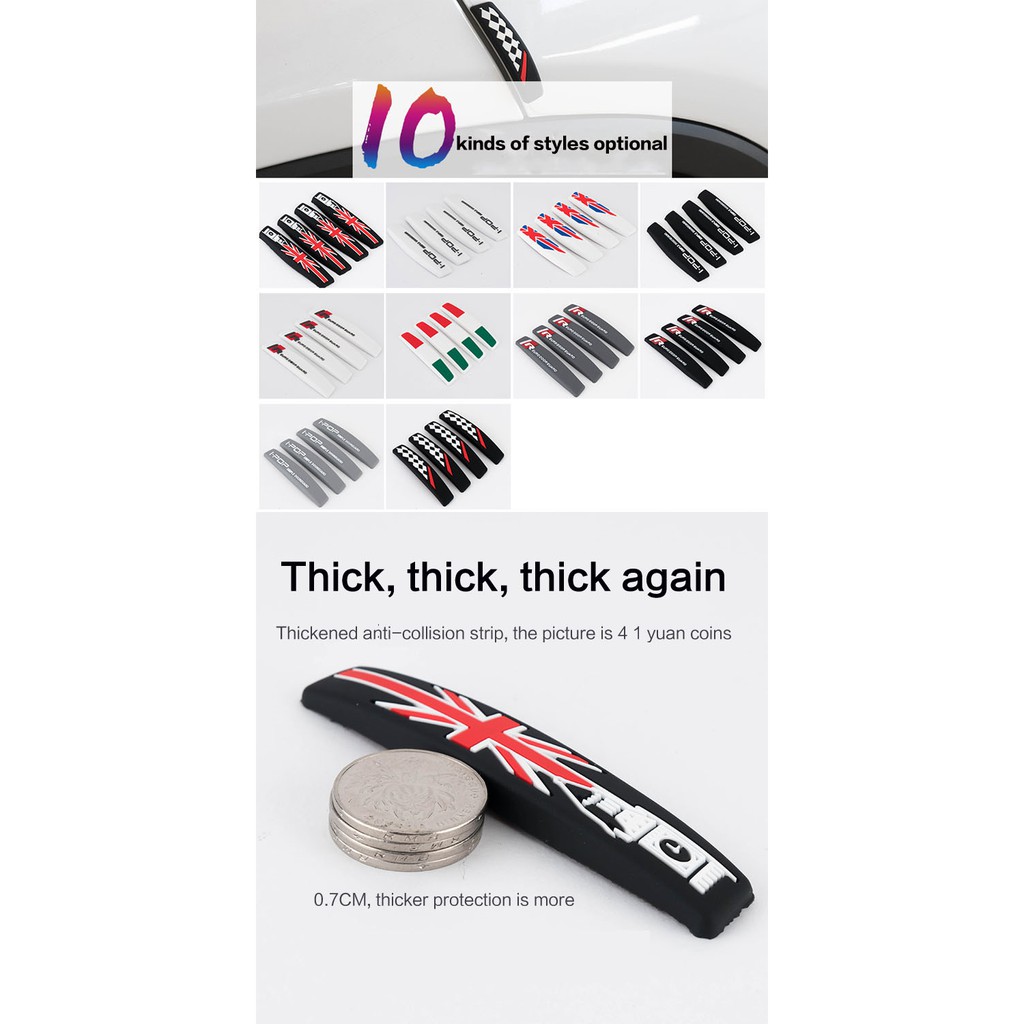 4pcs / Set Kaca Spion Pintu Mobil Anti Gores / Hancur