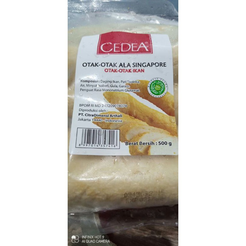 

CEDEA OTAK OTAK SINGAPORE 500GR