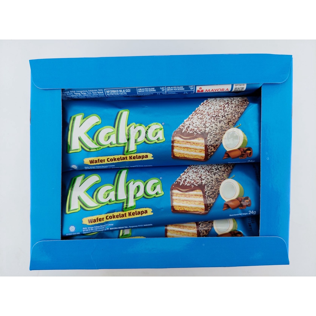 

ROMA KALPA WATER COKELAT KELAPA BOX ISI 12 X 24 GR KALPA PROMO KALPA MURAH