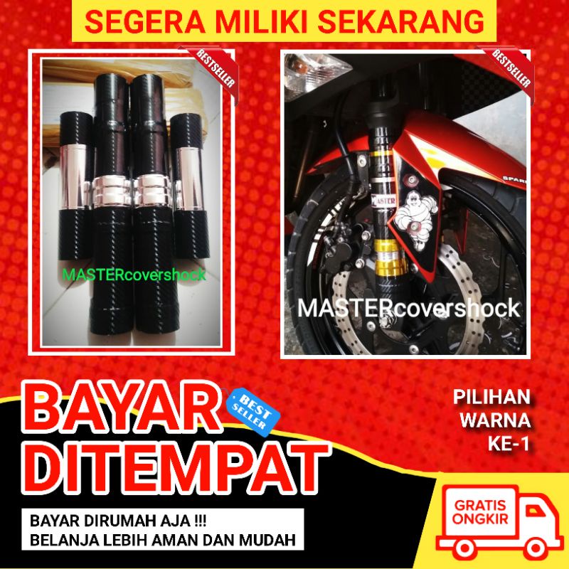 Master Cover Shock Sok Skok Depan Cbr R15 R25 Gsx Ninja Rx king Byson Thunder Old New Depan