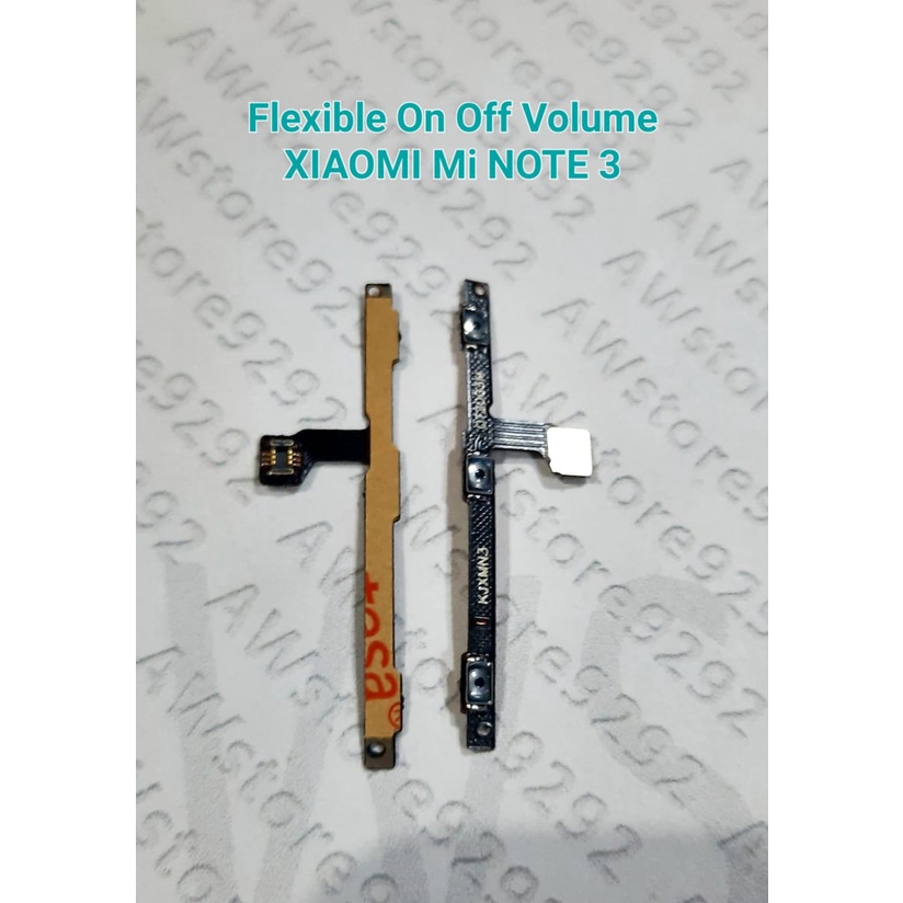 Flex Fleksibel Flexibel Flexible Power On Off Volume XIAOMI MI NOTE 3