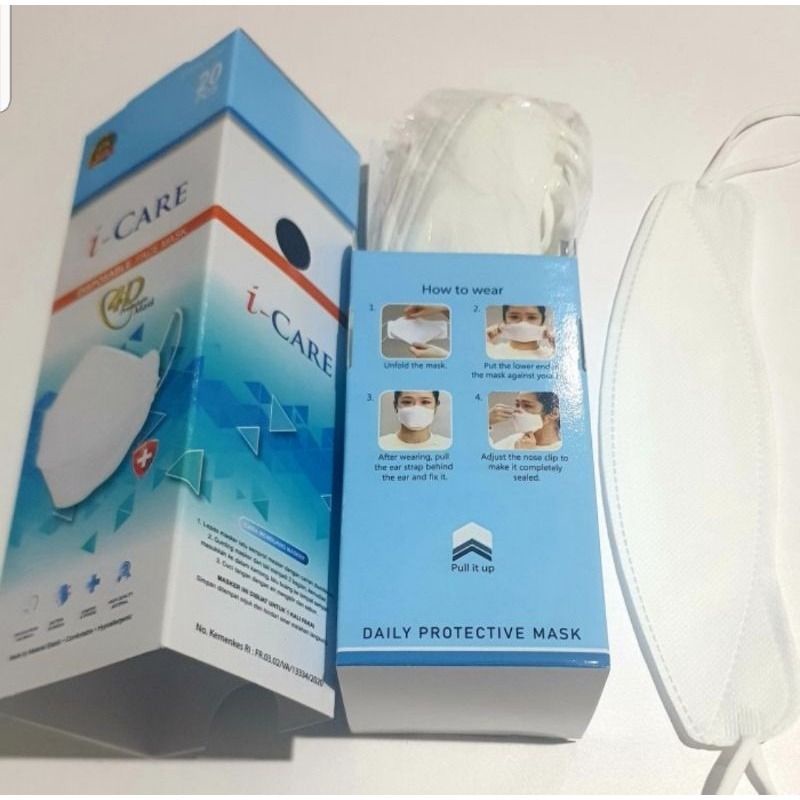 Masker EVO Plusmed 4D I-care Premium Quality Harga ecer