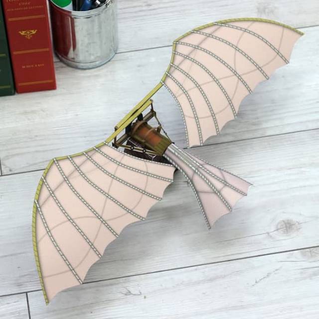 Leonardo Da Vinci Pesawat Papercraft