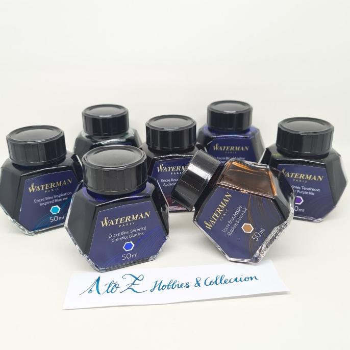 

[COD] Waterman Ink Bottle 50ml Fountain Pen Refill Tinta Pena Paris Serenity BOOM SALE Kode 149