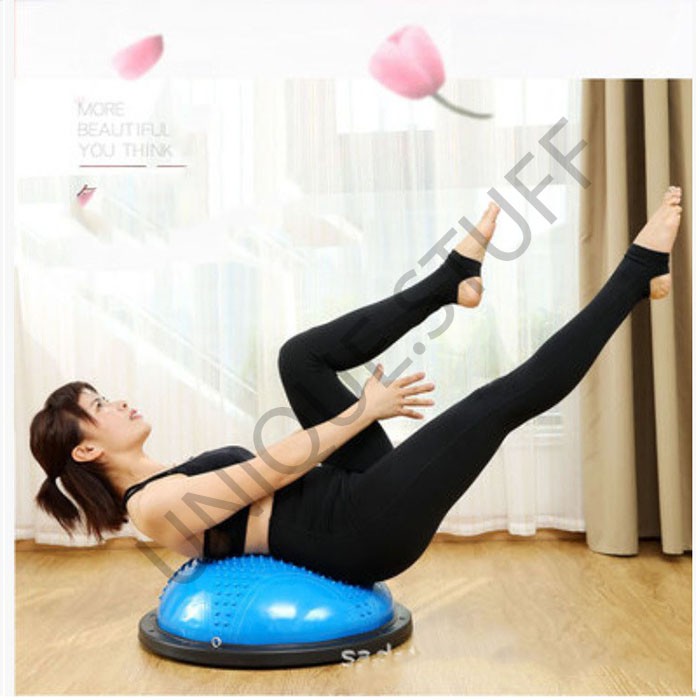 Bosu ball balance step trainer bola yoga fitness balancing step ORI