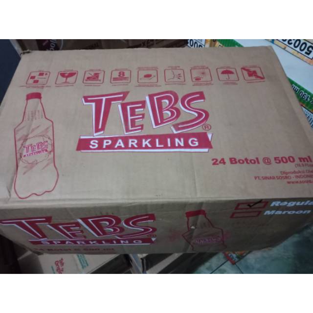 

TEBS SPARKLING Tea with Soda Botol 500ml isi 24botol