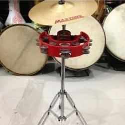 Stand cymbal markis marawis import bhn stenlis cymbal maxtone markis double dan stik