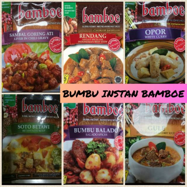 

BUMBU MASAK INSTAN BAMBOE 36 GR DIKIRIM DARI RAWAMANGUN