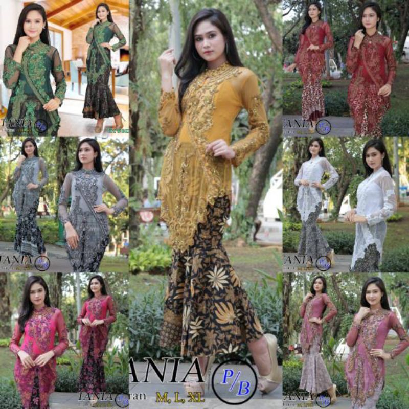 KEBAYA MODERN // SET KEBAYA TANIA // By Pelaminan Biru