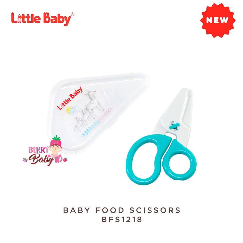 Little Baby Food Scissors Gunting Makanan Bayi Perlengkapan MPASI Berry Mart
