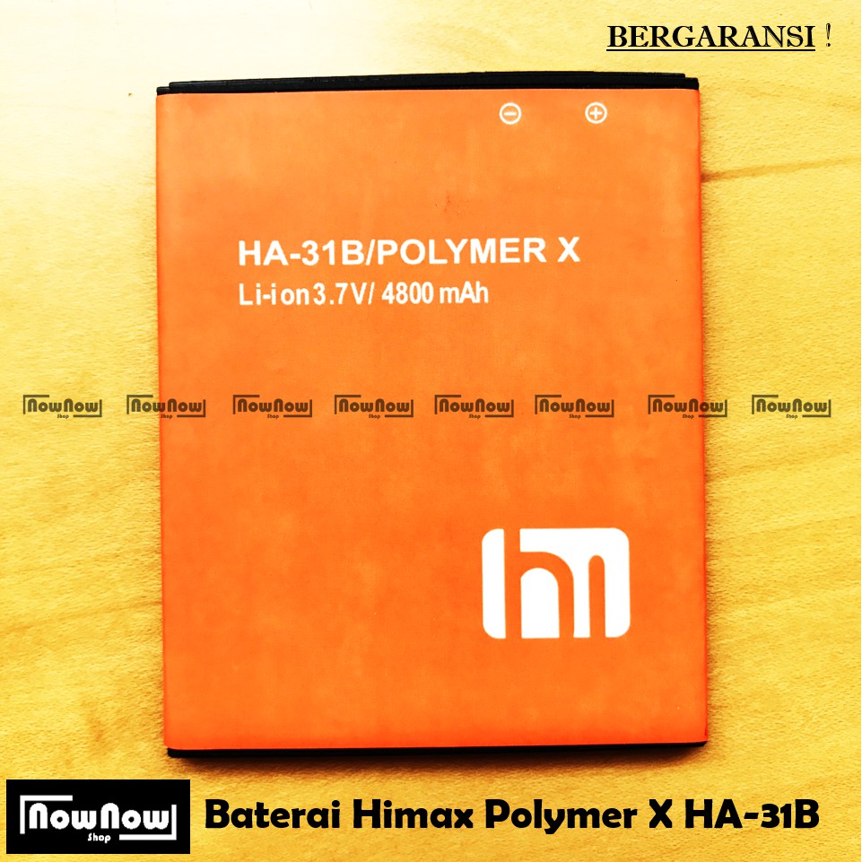 Baterai Himax Polymer X HA-31B Original Double Power Batre Batrai Battery HP HA31B HA 31B