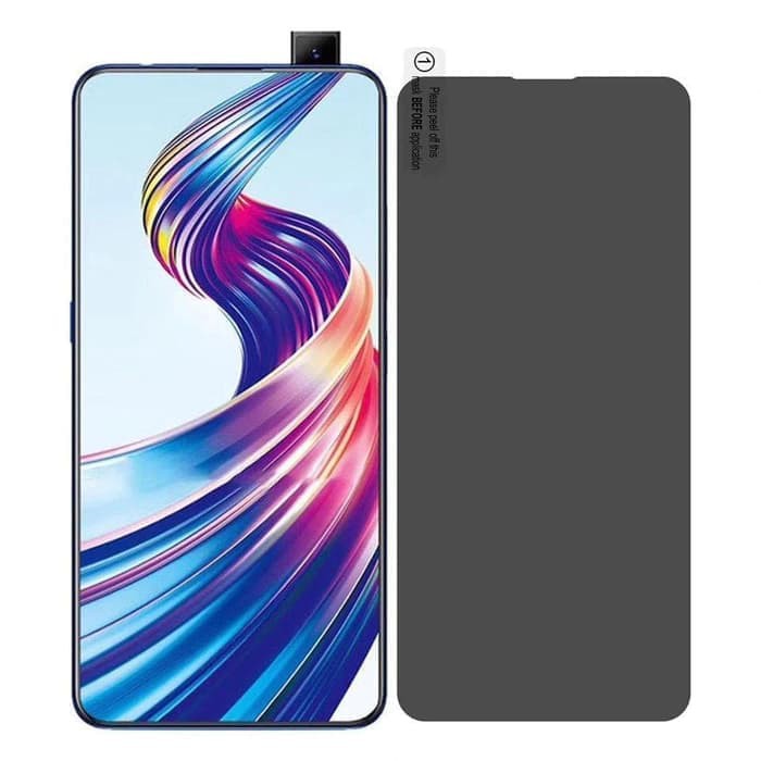 TEMPERED GLASS SPY PRIVACY VIVO NEX DUAL DISPLAY ANTI GORES KACA HITAM