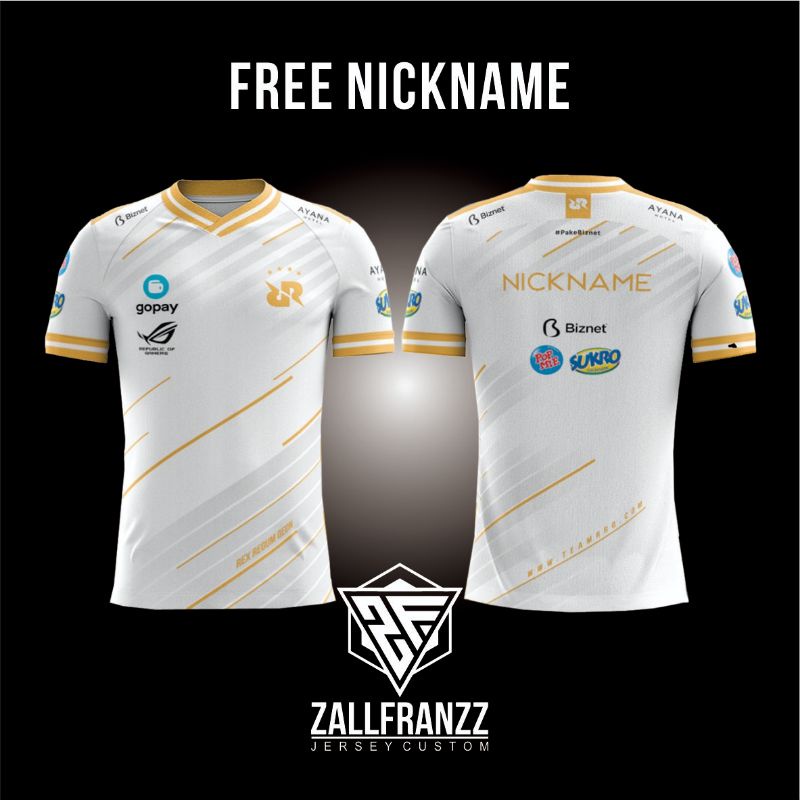 Jersey Kaos Gaming RRQ HOSHI Free Nickname