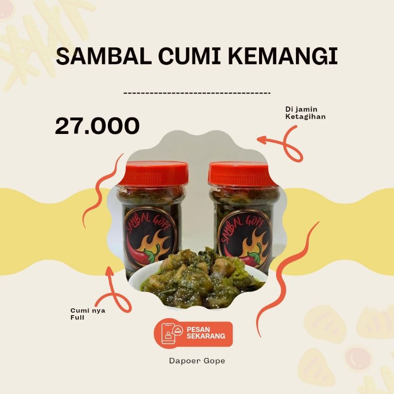 

SAMBAL CUMI KEMANGI