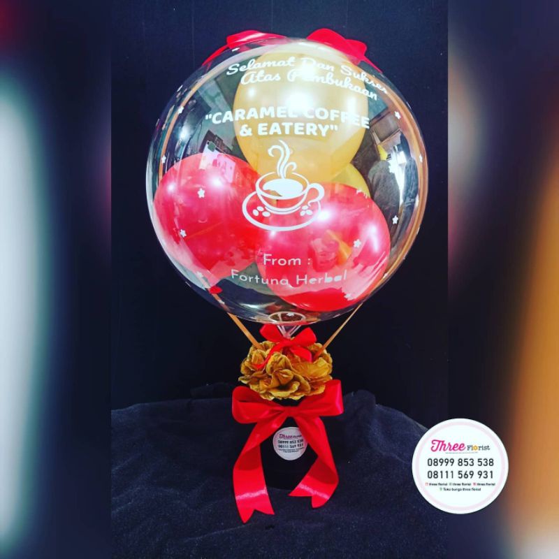 box bunga balon opening / hadiah ucapan grand opening / hadiah ucapan / box gift ucapan / hadiah