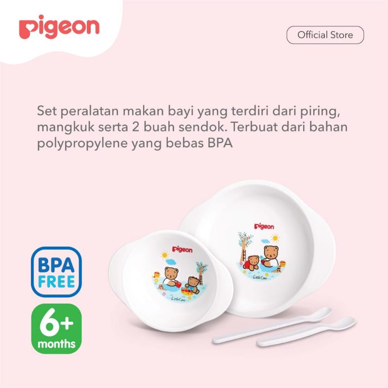 Pigeon Feeding Set Mini set perlengkapan makan bayi anak kado gift set lahiran feeding set small murah