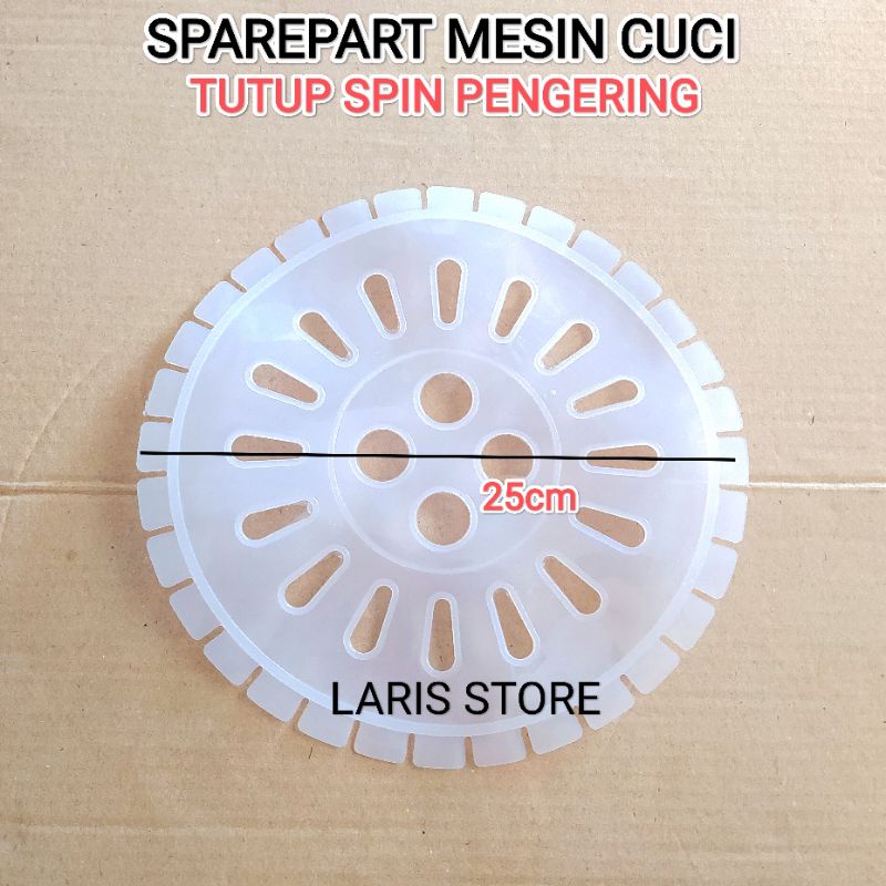 Tutup Spin / Spinner Pengering Mesin Cuci Umum Multi  / Model Bulat Ukuran 25cm