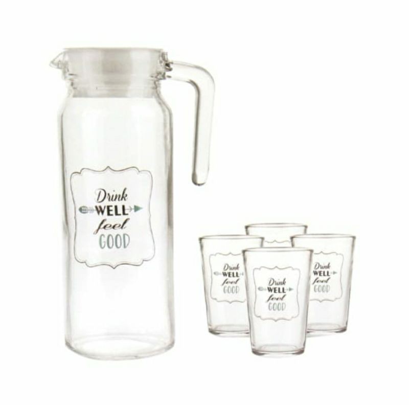 APPETITE Set Teko Minum Dan 4 Gelas