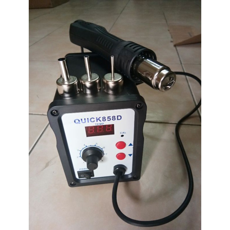 BLOWER QUICK 858D / BLOWER UAP QUICK 858D / SOLDER UAP HOT AIR QUICK 858 DIGITAL SESUAI FHOTO
