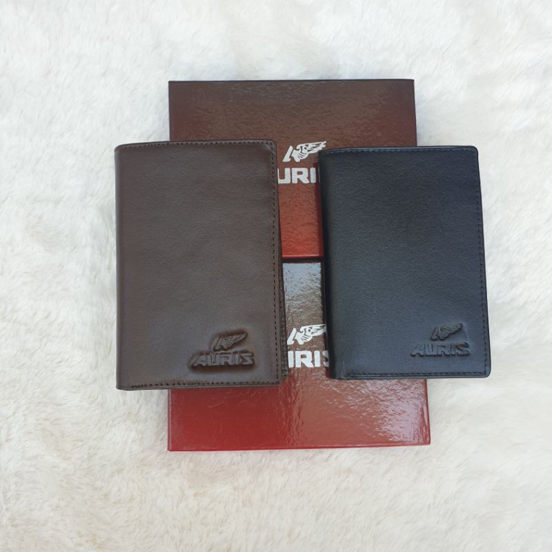 Auris Dompet Kulit Asli Pria Lipat Buku Paspor Cowok Kulit Sapi Asli Auris Original 48026