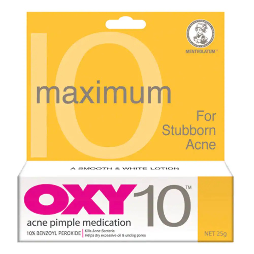 OXY 10 Maximum Cream Penghilang Pembersih Jerawat Wajah Acne Pimple Medication Krim Penghilang Pembersih Bekas Jerawat Pengecil Pori Pori Wajah