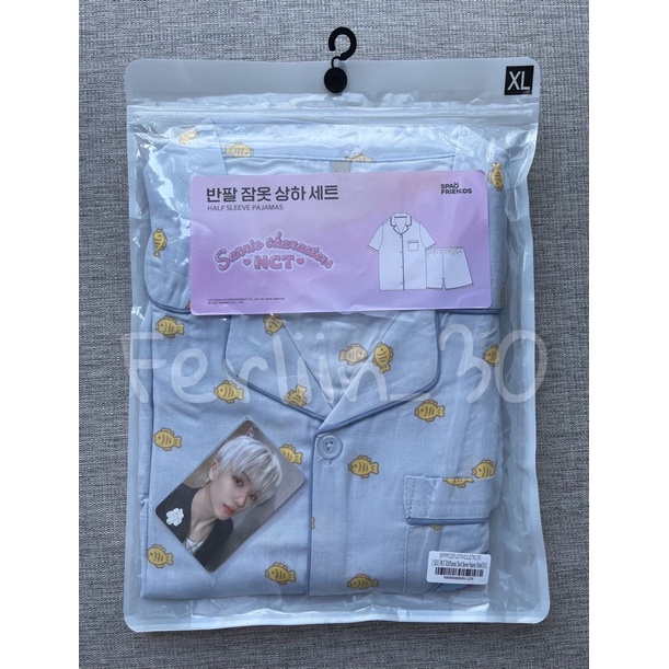 nct x sanrio pajama jisung size XL