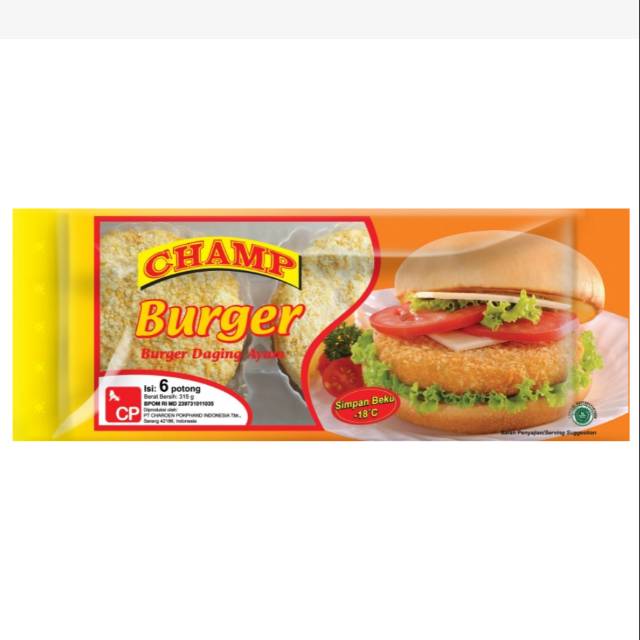 

MURAH CHAMP BURGER ISI 6