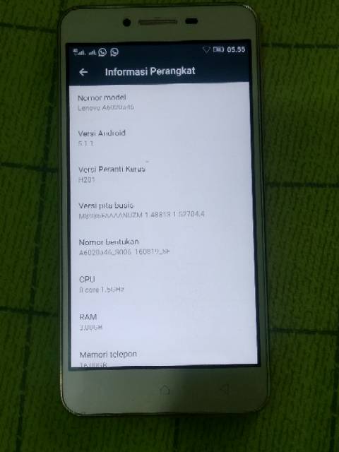 Dijual Hp Lenovo Vibe K5 Plus Second Bekas Preloved Full Set Like New Mulus Shopee Indonesia