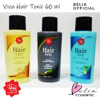 ❤ BELIA ❤ Viva Hair Tonic Extract Lidah Buaya / Anti Dandruff / Gingseng 60ml