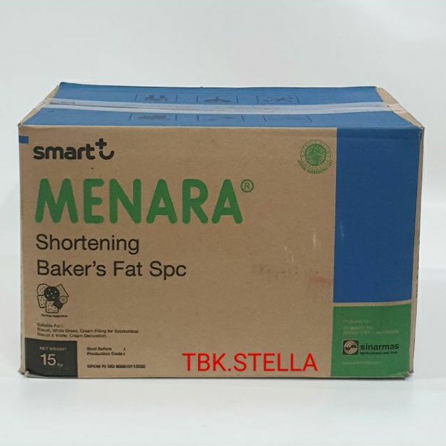 

MENARA SHORTENING BAKERS FAT MENTEGA PUTIH 15 KG (ONLY GOJEK / GRAB)