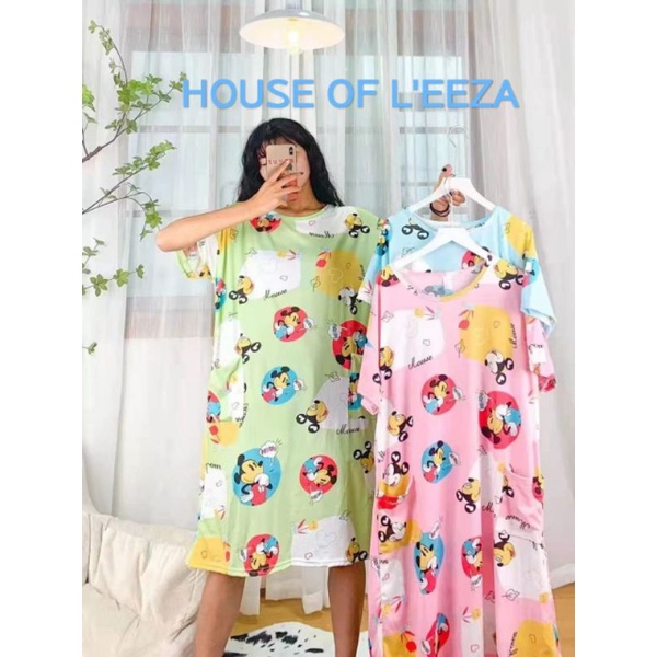 Daster Jumbo Spandex Korea Murah