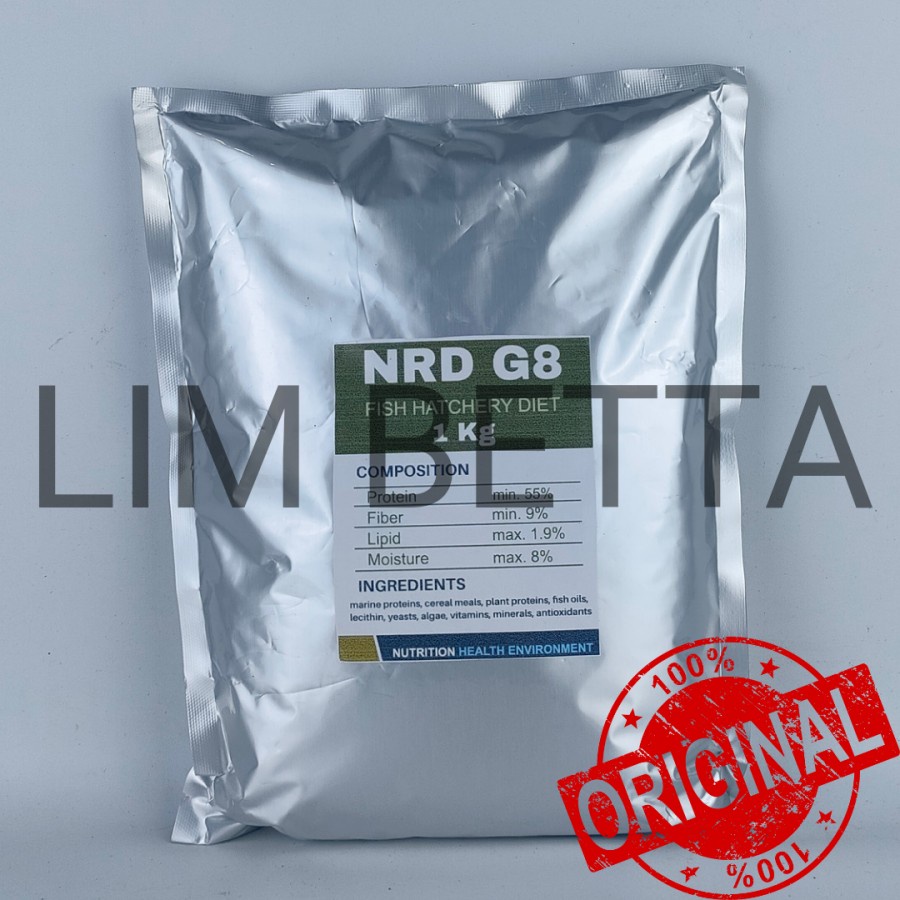 PELET NRD G8 KEMASAN 1 KG / NRD G8