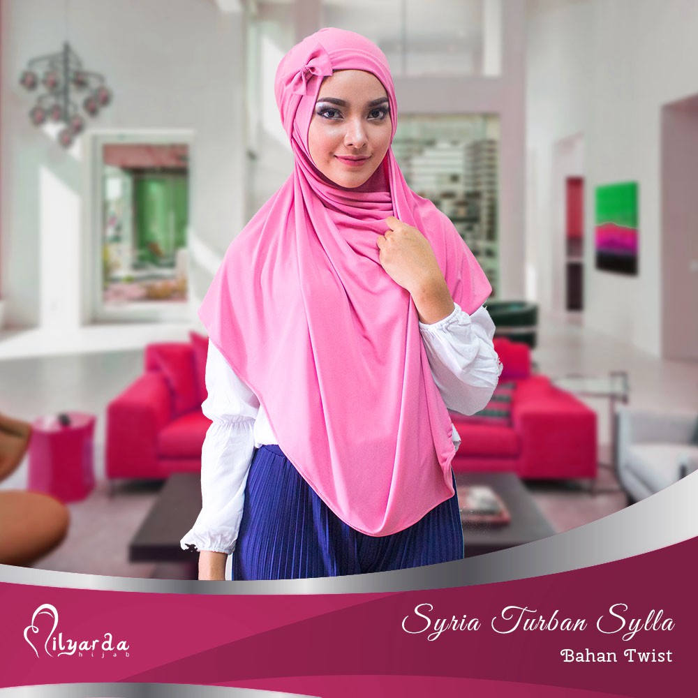 Milyarda Hijab Instan Syria Turban Syillia Fashion Kerudung Jilbab