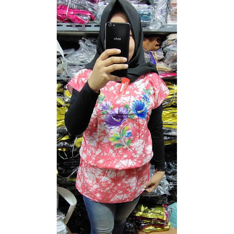 ATASAN TIE DYE TERBARU BAHAN CATTON RAYON