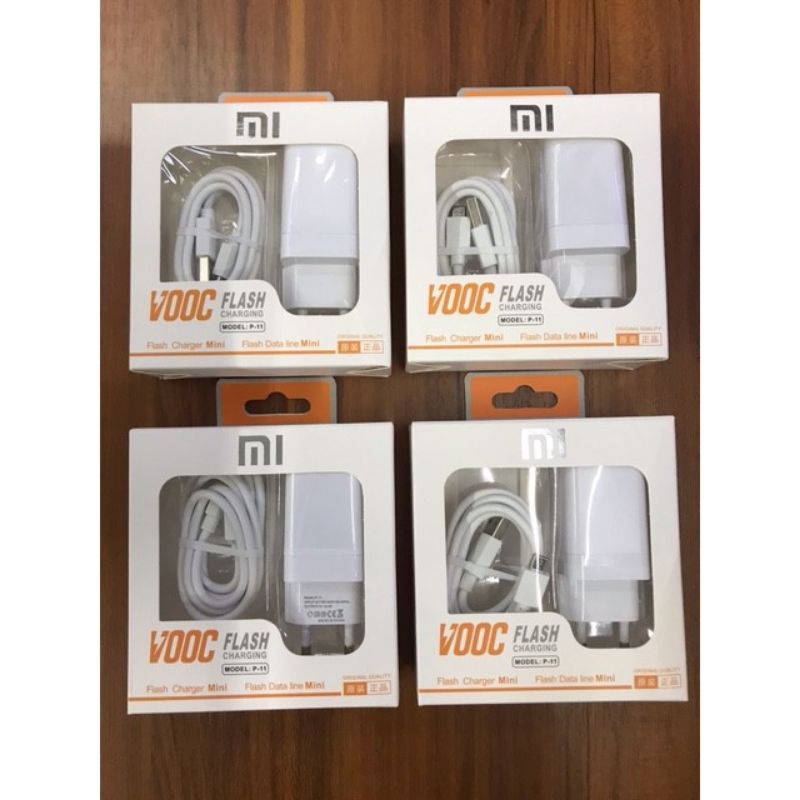 Cas/charger hp redmi/siomi/Xiaomi P11/P-11 fast charging 4A 2lubang kabel mikro/micro pengisian super cepat