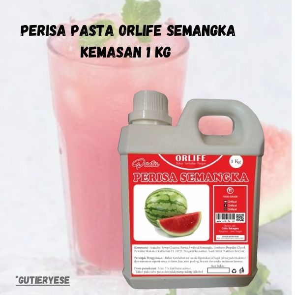 

Syrup Perisa Pasta Essen Semangka 1 Kg Orlife Pasta Essen Semangka Perisa Semangka Orlife Original Syrup MERAH