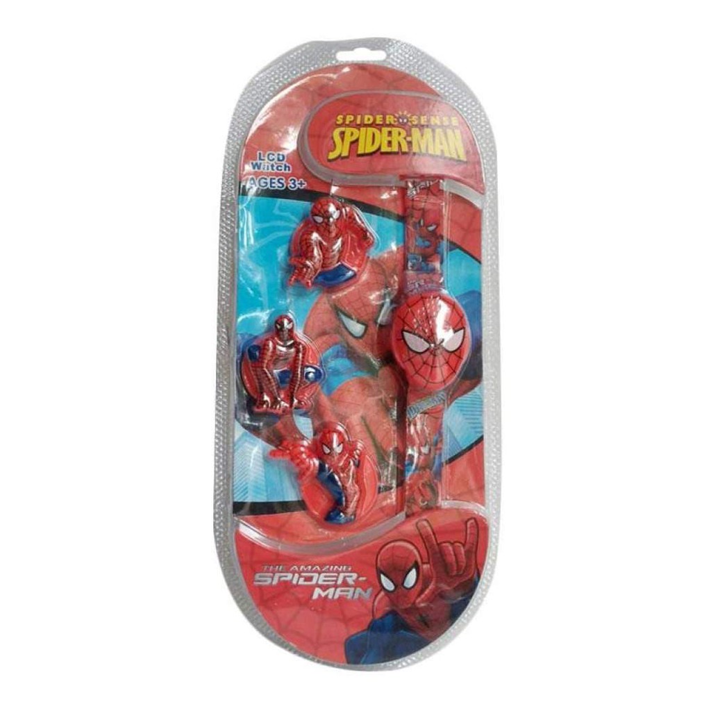 Promo Terbaru! JAM TANGAN ANAK LAKI LAKI SPIDERMAN SPIDERMEN KEPALA SET DIGITAL