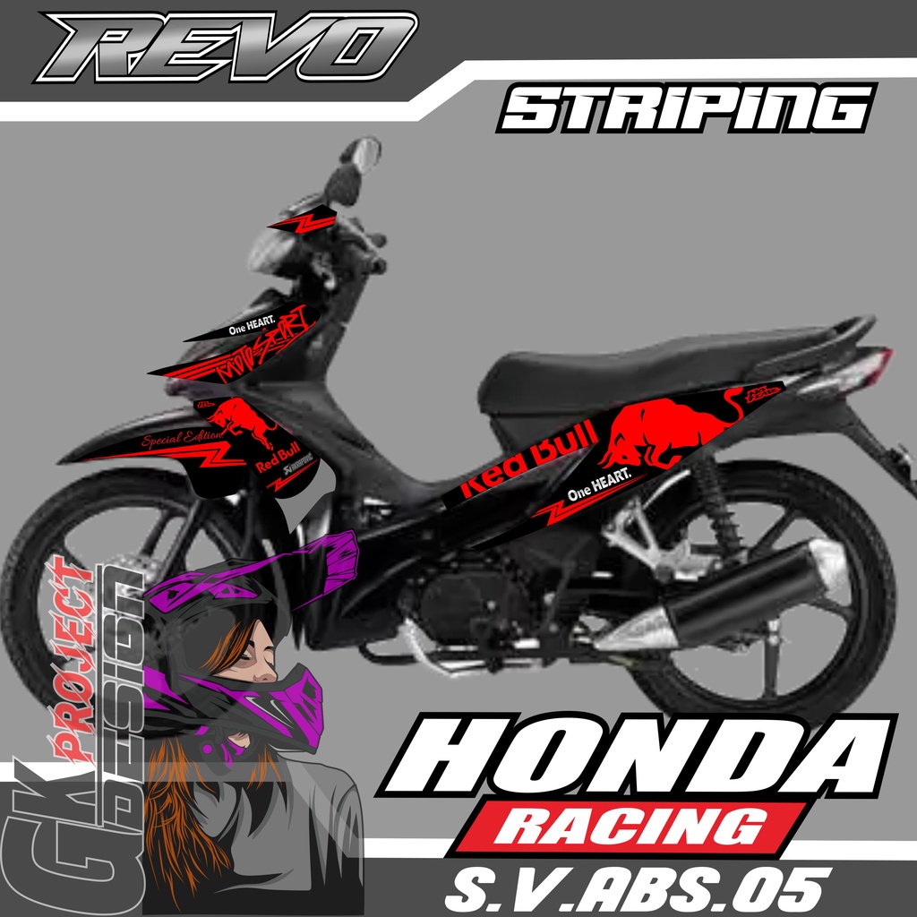 Jual STRIPING REVO ABSOLUTE - STICKER STRIPING LIST MOTOR HONDA REVO ...