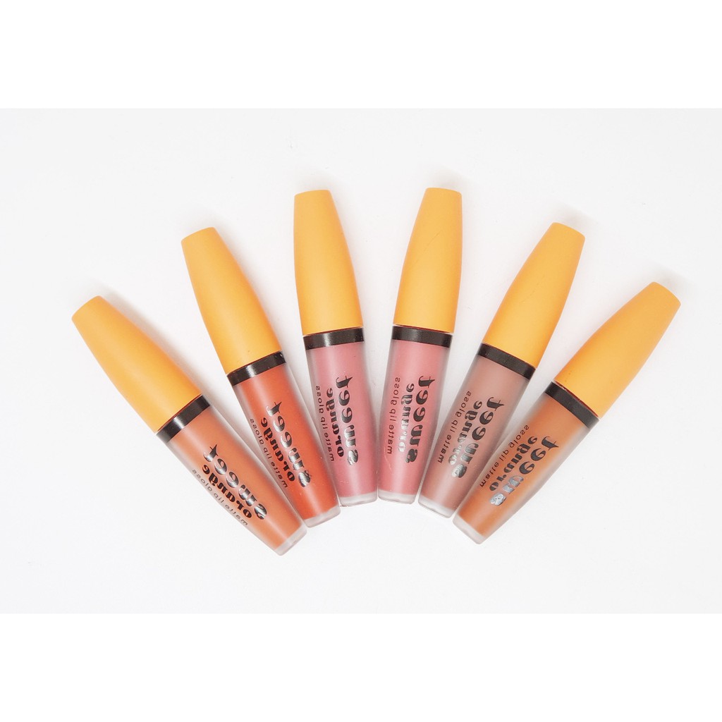 LIP GLOSS SASIMI NUDE S-859  LIPCREAM SASIMI SWEET ORANGE MATTE [PERBOX]