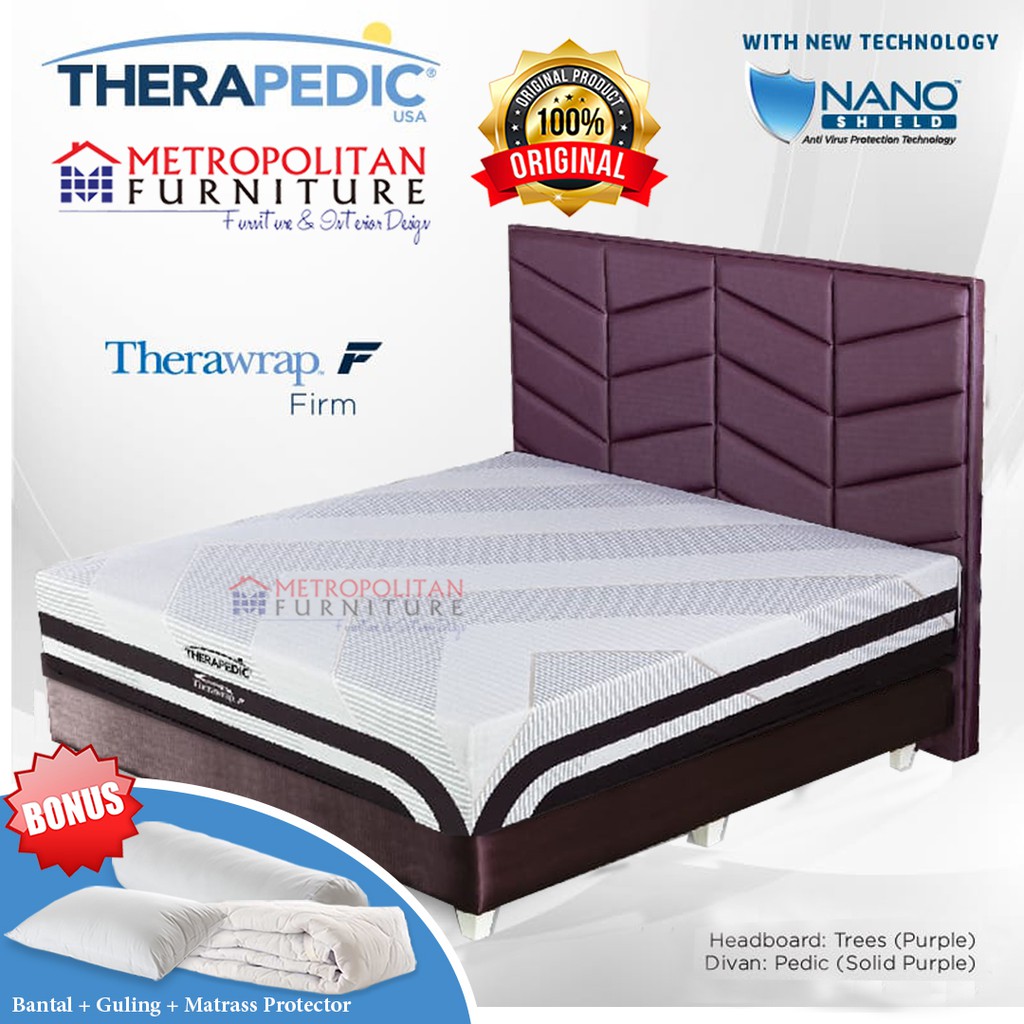 Set Springbed THERAPEDIC Therawrap F Full Set / Spring bed Matras