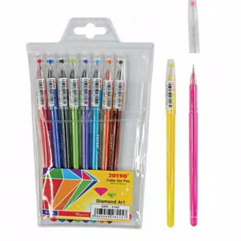 

PULPEN GEL WARNA 10 WARNA / COLOR GEL PEN JOYKO GPC-310S