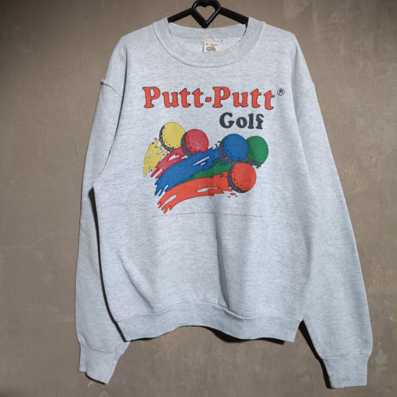 crewneck vintage fruit of the loom fotl vtg sweatshirt